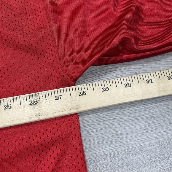 VINTAGE Kansas City Chiefs Elvis Grbac 18 Jersey Mens 2XL Red NFL Football Puma - Picture 10 of 15